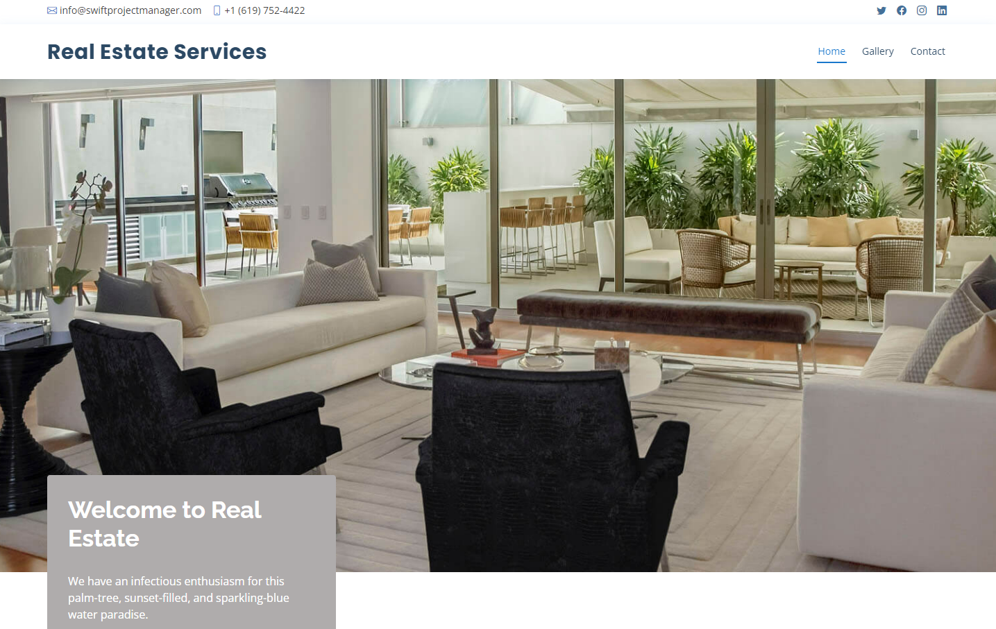 Real Estate Website Bootstrap Template