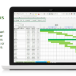 Gantt Chart in Excel Template with Subtasks