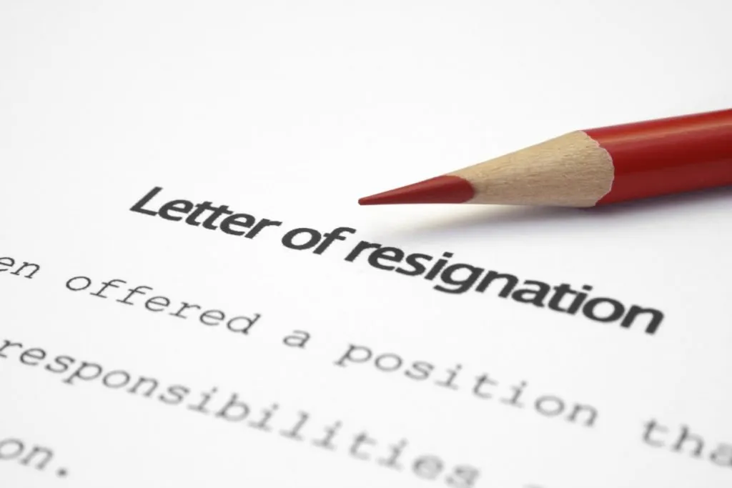 Resignation Letter Sample
