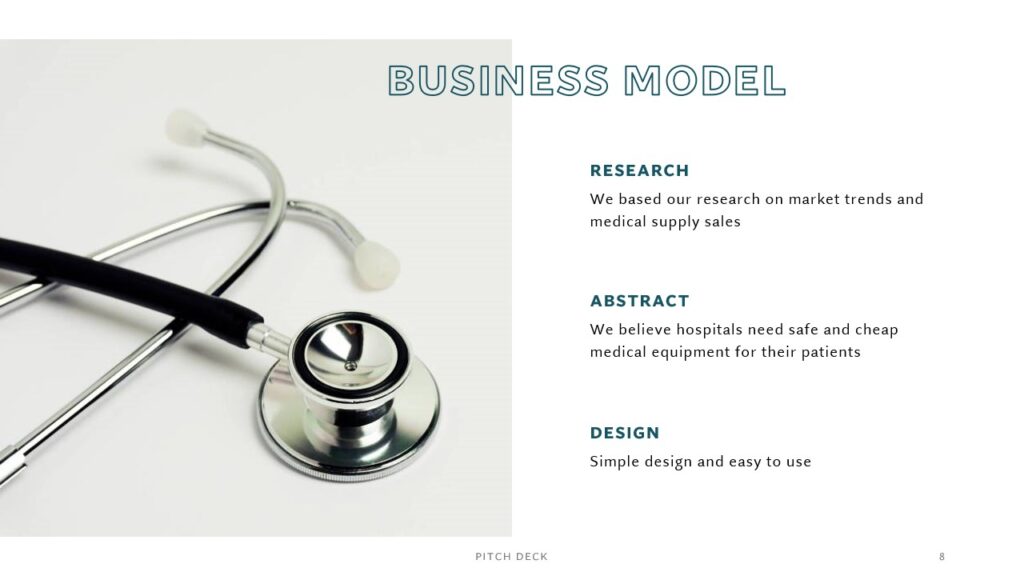 Incorporating healthcare-specific graphics power point template