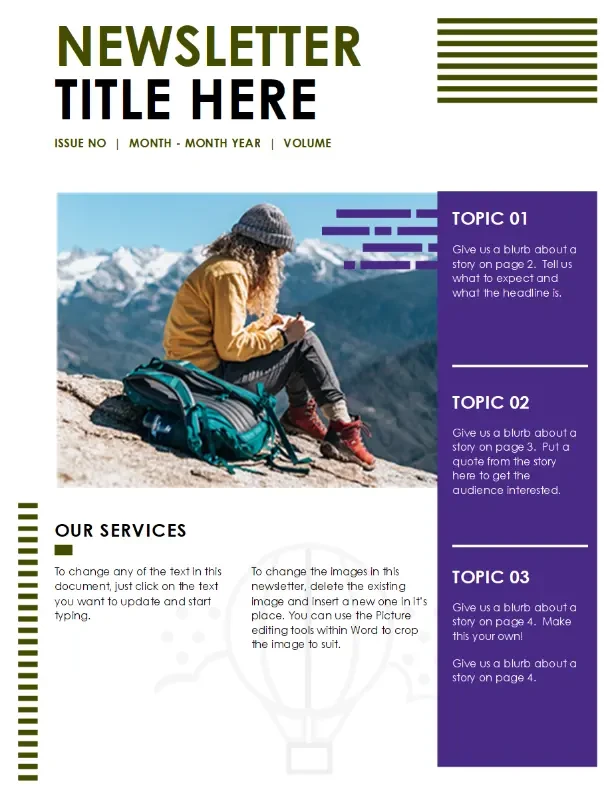 Travel Brochure Template in Word templates plaza download free